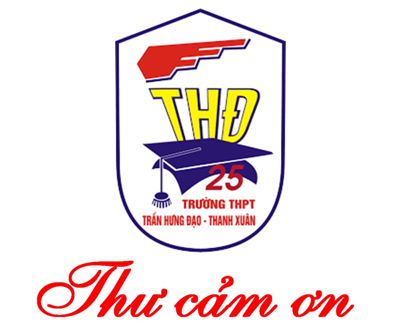 THƯ CẢM ƠN